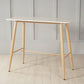 Modern Living Room Rectangle Wooden Trestle Bar Dining Table