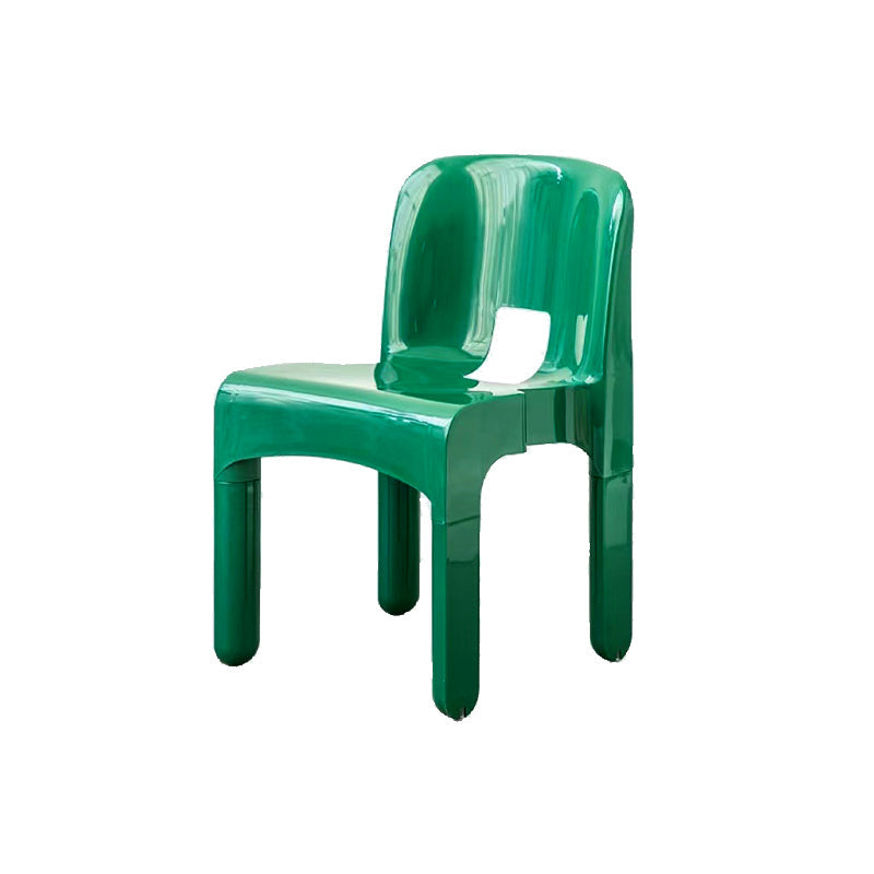 Plastic eetkamerstoelen Noordse stijl Open achterste eetkamerstoel voor eetkamer