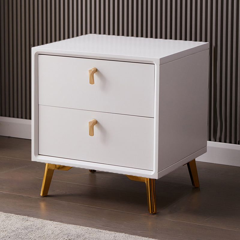 Tablette de chevet de lit en bois massif avec tiroirs modernes avec tiroirs