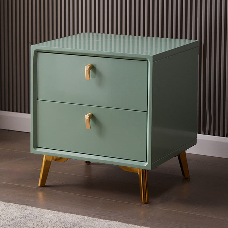 Tablette de chevet de lit en bois massif avec tiroirs modernes avec tiroirs