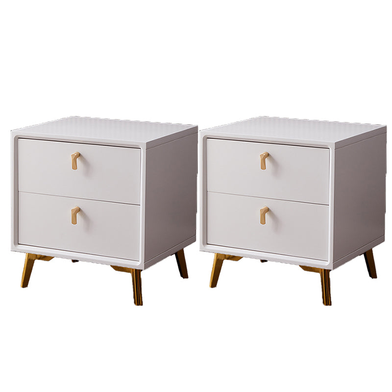 Tablette de chevet de lit en bois massif avec tiroirs modernes avec tiroirs