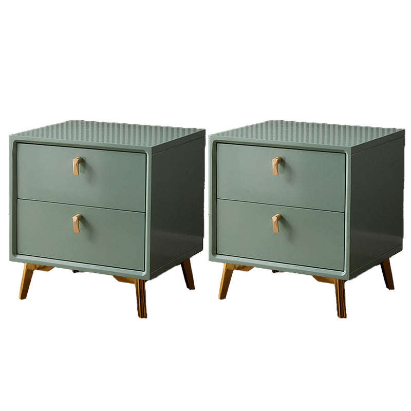 Tablette de chevet de lit en bois massif avec tiroirs modernes avec tiroirs