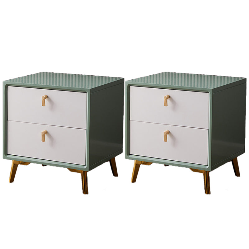 Tablette de chevet de lit en bois massif avec tiroirs modernes avec tiroirs