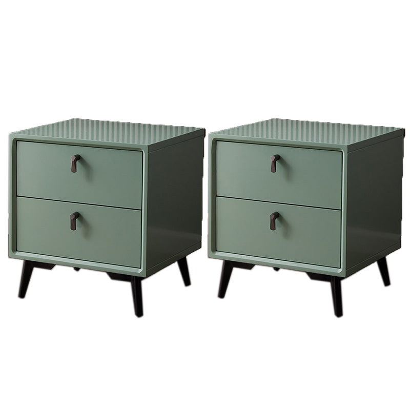 Tablette de chevet de lit en bois massif avec tiroirs modernes avec tiroirs