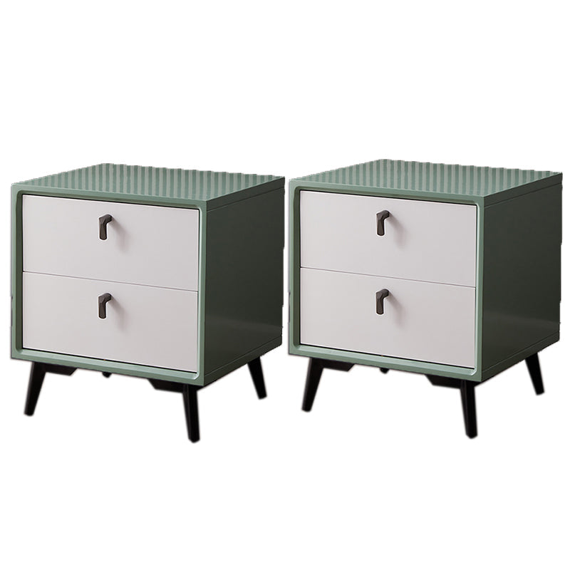 Tablette de chevet de lit en bois massif avec tiroirs modernes avec tiroirs