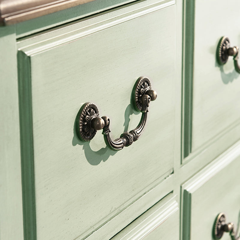 家のための6つのソフトクローズ引き出しが付いたフランスの田舎の保管チェスト