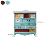 French Country Horizontal Storage Chest Drawers Included for Home