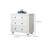 Modern Vertical White Storage Chest with Soft-Close Drawers for Home