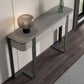 Mesa de acento de la consola de piedra con soporte de acero inoxidable para Hall