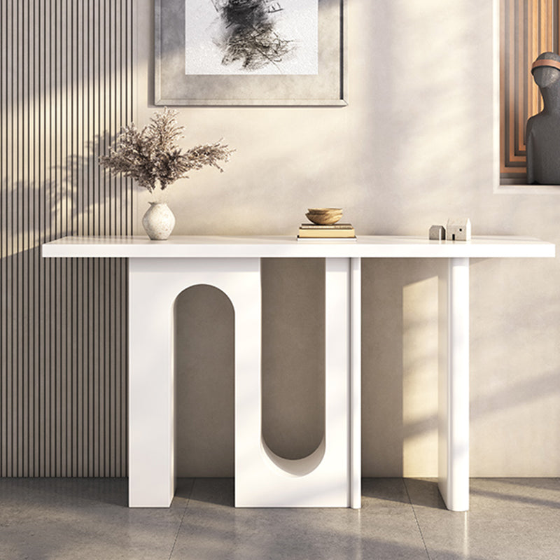 Artificial Wooden Console Accent Table with Rectangle Table for Hall