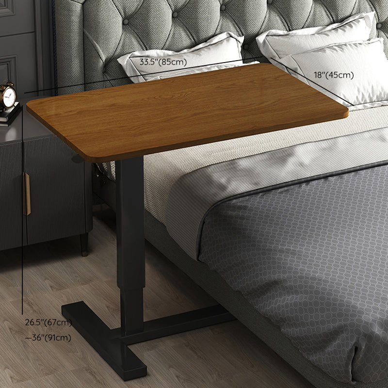 Adjustable Height Bedroom Writing Desk Pedestal Base Office Desk Clearhalo 'furn' 'furn_office_desk' 'Furniture' 'Office Desks' 'Office Furniture' 'office_desk' 7735841