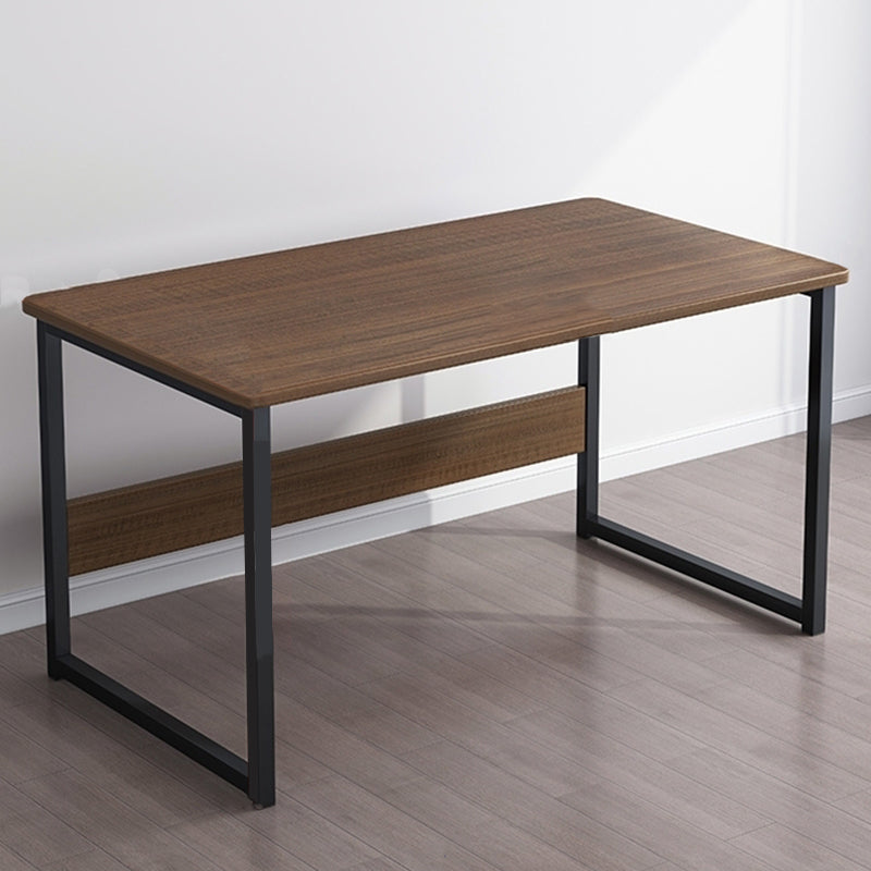 Industrial Rectangular Desk Engineered Wood Writing Desk with Metal Legs Clearhalo 'furn' 'furn_office_desk' 'Furniture' 'Office Desks' 'Office Furniture' 'office_desk' 7735975