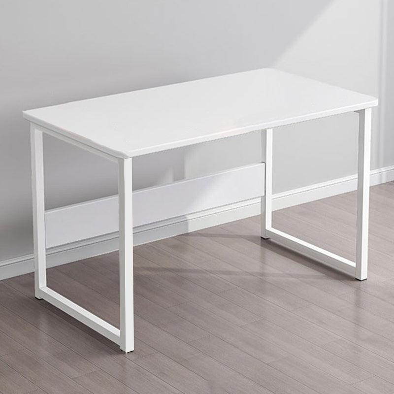 Industrial Rectangular Desk Engineered Wood Writing Desk with Metal Legs Clearhalo 'furn' 'furn_office_desk' 'Furniture' 'Office Desks' 'Office Furniture' 'office_desk' 7735977