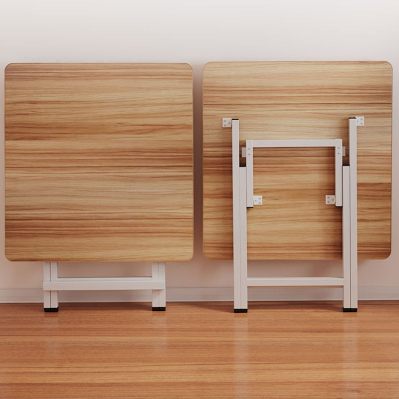 Tavolo per laptop per ufficio a forma di rettangolare con scrivania di scrittura di gambe metalliche per casa