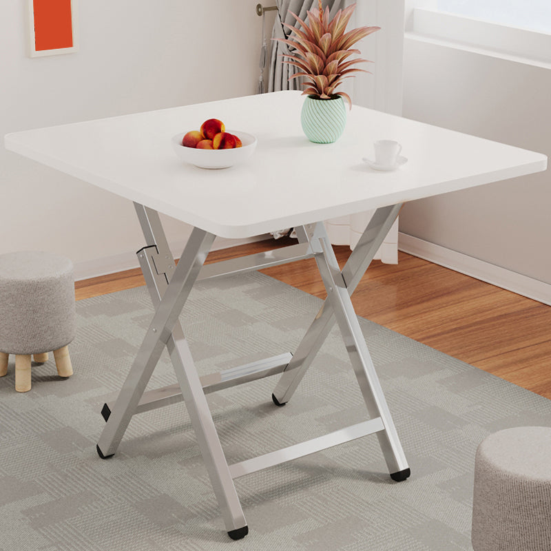 Tavolo per laptop per ufficio a forma di rettangolare con scrivania di scrittura di gambe metalliche per casa