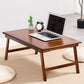 Contemporary Style Wood Office Desk Rectangular Shape Task Desk in Brown/Natural 31"L x 24"W x 13"H Tan Clearhalo 'furn' 'furn_office_desk' 'Furniture' 'Office Desks' 'Office Furniture' 'office_desk' 7736034