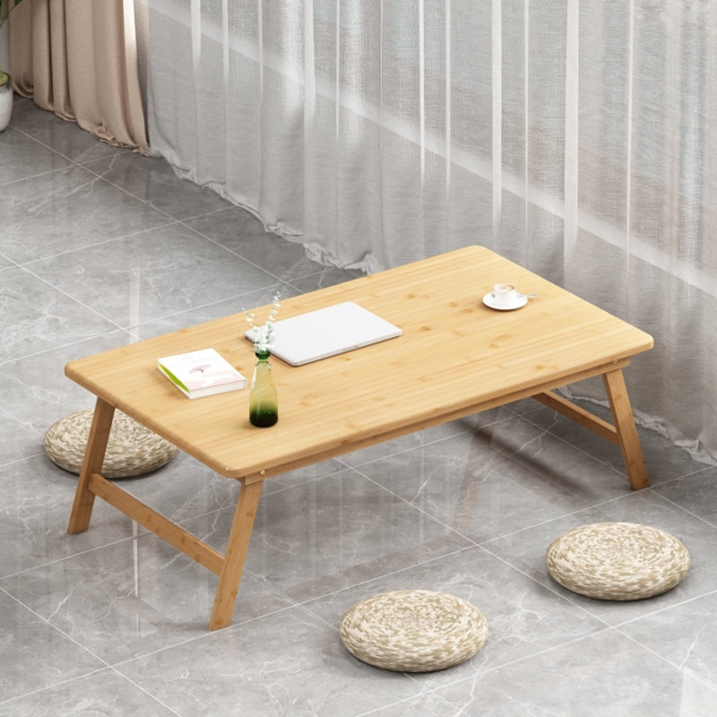 Contemporary Style Wood Office Desk Rectangular Shape Task Desk in Brown/Natural 39.5"L x 24"W x 16"H Natural Clearhalo 'furn' 'furn_office_desk' 'Furniture' 'Office Desks' 'Office Furniture' 'office_desk' 7736035