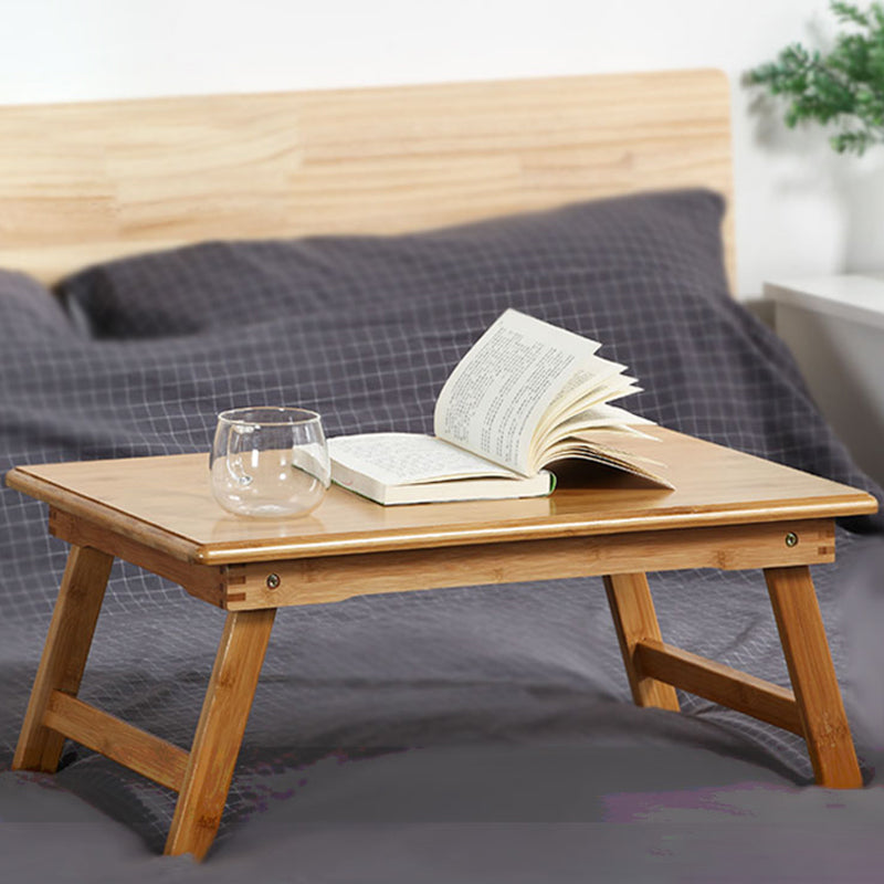 Contemporary Style Wood Office Desk Rectangular Shape Task Desk in Brown/Natural 28"L x 20"W x 11"H Natural Clearhalo 'furn' 'furn_office_desk' 'Furniture' 'Office Desks' 'Office Furniture' 'office_desk' 7736037