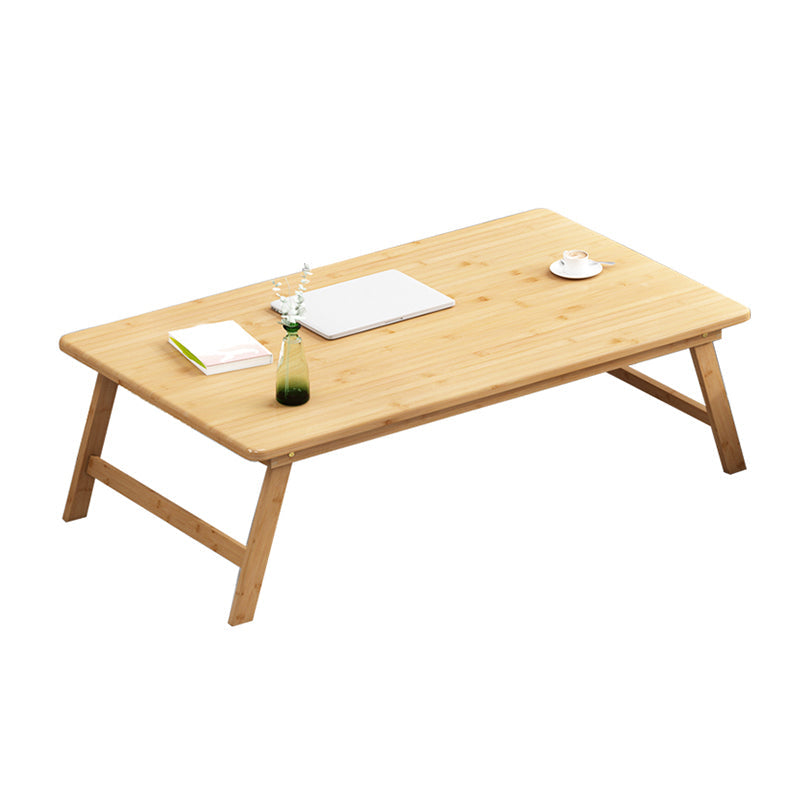 Contemporary Style Wood Office Desk Rectangular Shape Task Desk in Brown/Natural 47"L x 24"W x 16"H Natural Clearhalo 'furn' 'furn_office_desk' 'Furniture' 'Office Desks' 'Office Furniture' 'office_desk' 7736039