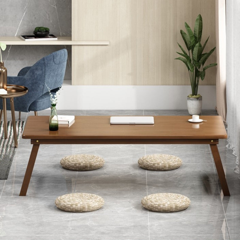 Contemporary Style Wood Office Desk Rectangular Shape Task Desk in Brown/Natural 47"L x 24"W x 18"H Tan Clearhalo 'furn' 'furn_office_desk' 'Furniture' 'Office Desks' 'Office Furniture' 'office_desk' 7736044