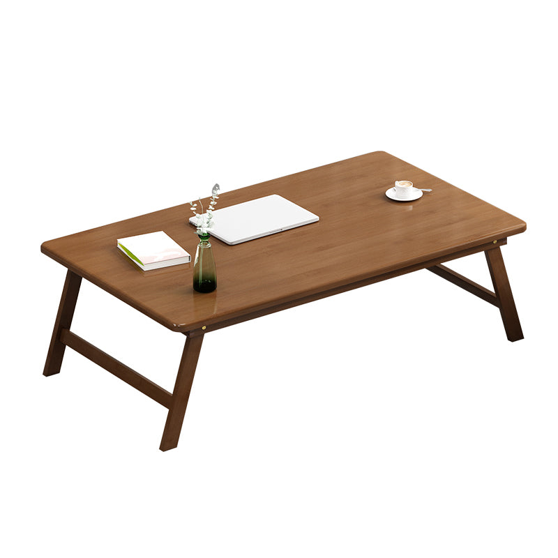 Contemporary Style Wood Office Desk Rectangular Shape Task Desk in Brown/Natural 47"L x 24"W x 16"H Tan Clearhalo 'furn' 'furn_office_desk' 'Furniture' 'Office Desks' 'Office Furniture' 'office_desk' 7736046