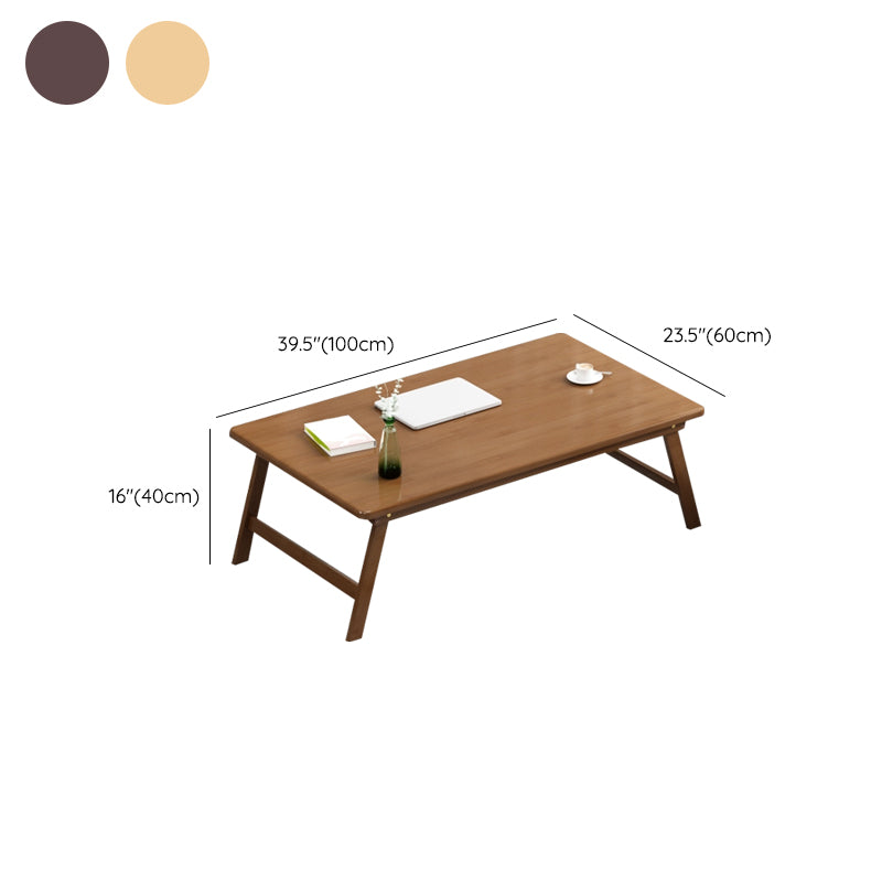 Contemporary Style Wood Office Desk Rectangular Shape Task Desk in Brown/Natural Clearhalo 'furn' 'furn_office_desk' 'Furniture' 'Office Desks' 'Office Furniture' 'office_desk' 7736056