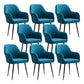 Armless Desk Chair No Distressing Ergonomic Modern Office Chair Dark Blue 8 Piece Set Black Clearhalo 'furn' 'furn_office_chair' 'Furniture' 'Office Chairs' 'Office Furniture' 'office_chair' 7736535