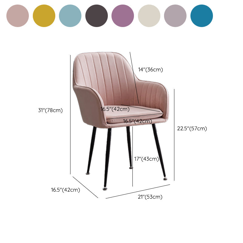 Armless Desk Chair No Distressing Ergonomic Modern Office Chair Clearhalo 'furn' 'furn_office_chair' 'Furniture' 'Office Chairs' 'Office Furniture' 'office_chair' 7736560