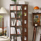 Mid Century Modern Brown Shelf BOUWCAST Open opslag voor thuiskantoor