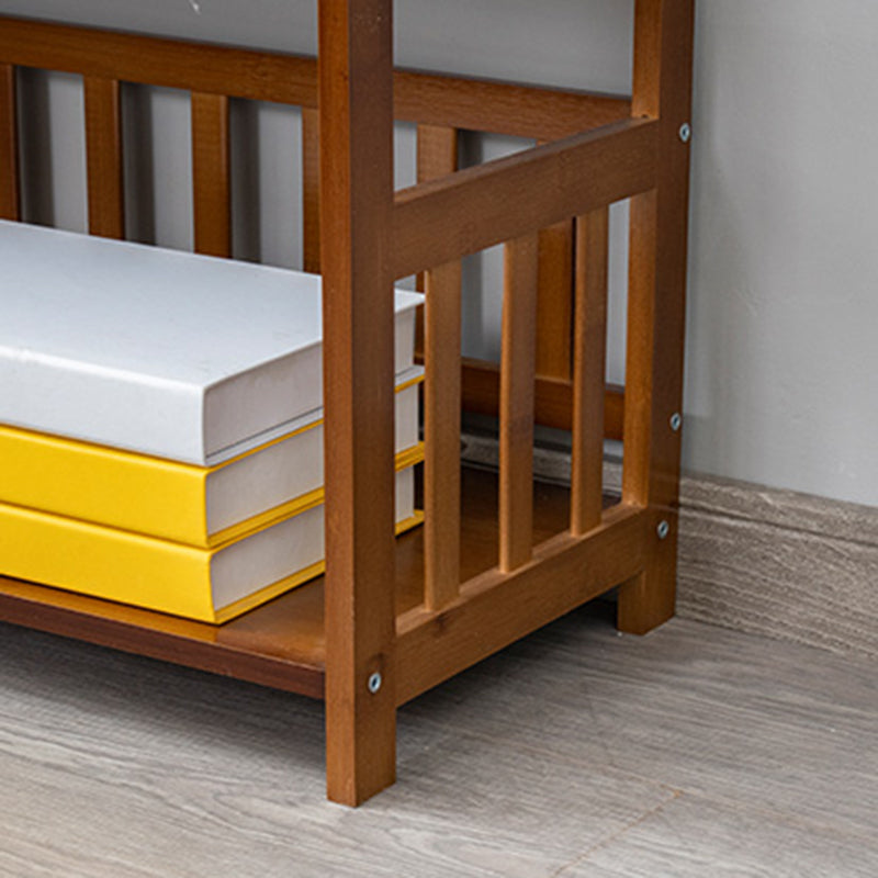 Bibliothèque en bambou standard de la bibliothèque standard à l'arrière contemporain pour le bureau à domicile