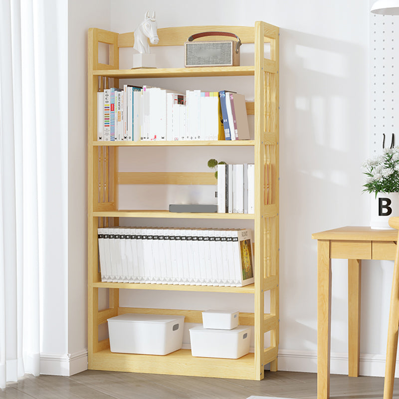 Scaffali di libreria scandinaviana a scaffali aperti per l'home office