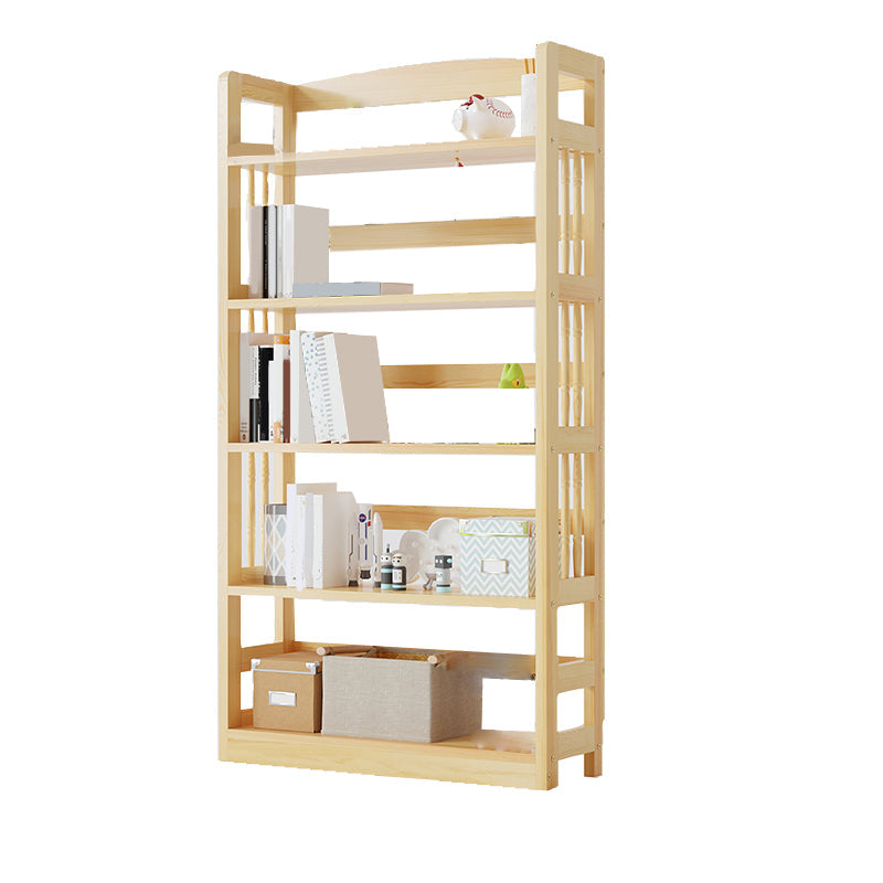 Scaffali di libreria scandinaviana a scaffali aperti per l'home office