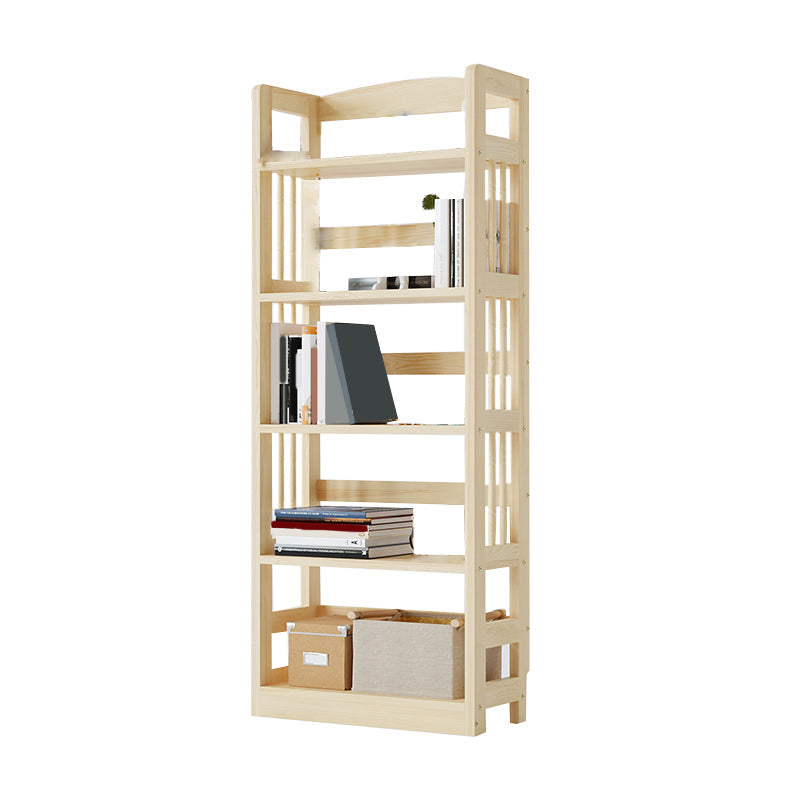 Scaffali di libreria scandinaviana a scaffali aperti per l'home office