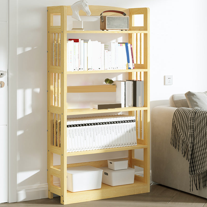 Scaffali di libreria scandinaviana a scaffali aperti per l'home office
