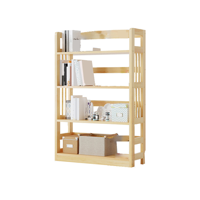 Scaffali di libreria scandinaviana a scaffali aperti per l'home office