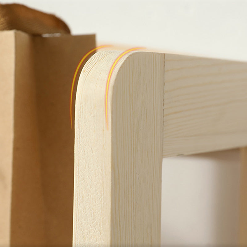 Scaffali di libreria scandinaviana a scaffali aperti per l'home office