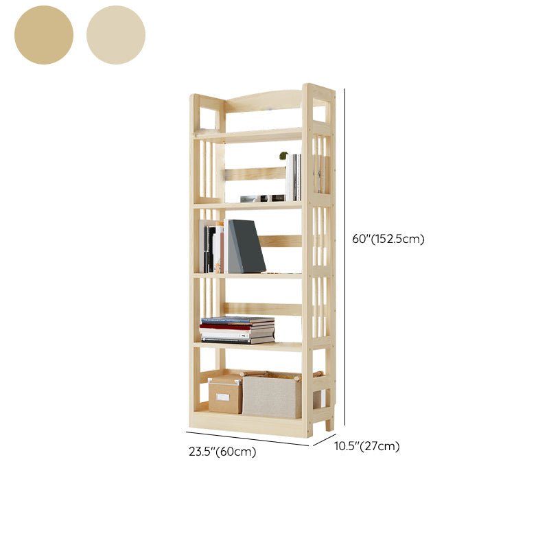 Scaffali di libreria scandinaviana a scaffali aperti per l'home office