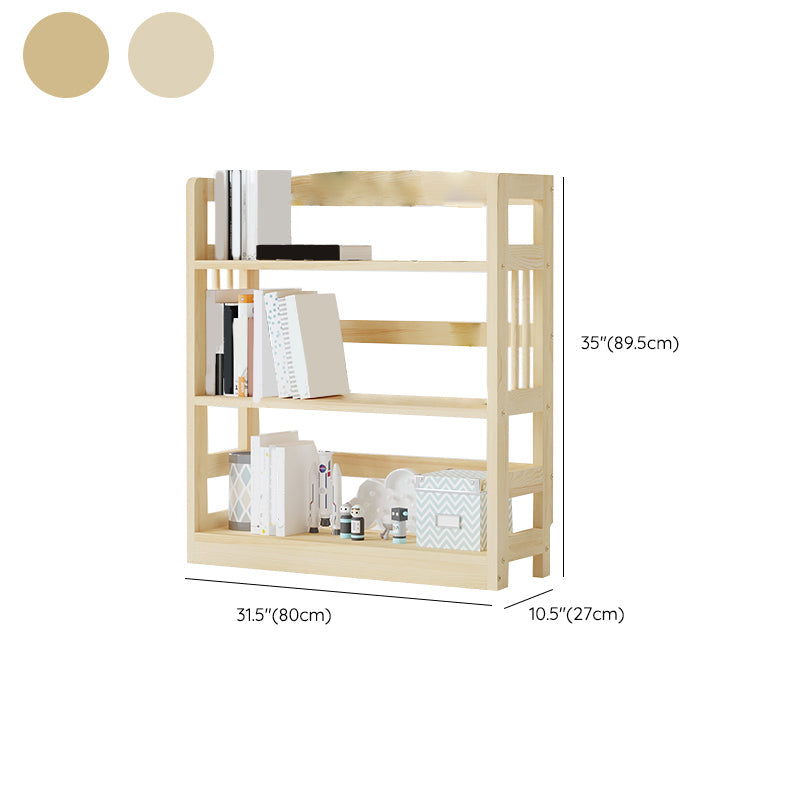 Scaffali di libreria scandinaviana a scaffali aperti per l'home office