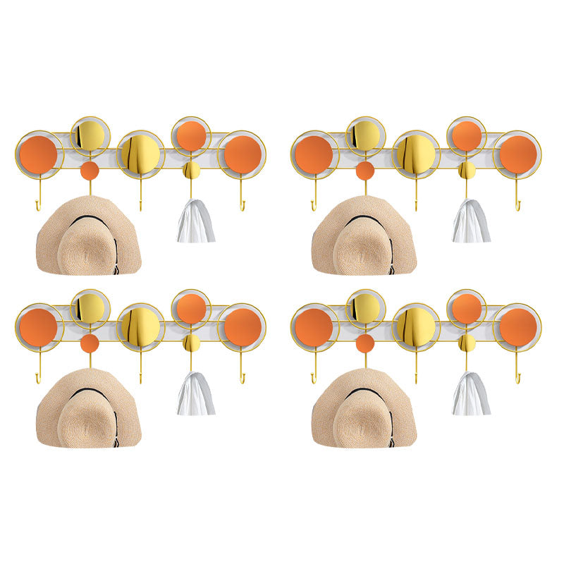 Contemporary Stainless Steel Coat Hanger Wall Mounted Orange Coat Rack https: res.litfad.com site img item 2023 03 14 7736783 1200x1200.jpg 4 Piece Set Clearhalo 'Entry & Mudroom Furniture' 'furn' 'furn_hall_tree_coat_racks' 'Furniture' 'Hall Trees & Coat Racks' 'hall_tree_coat_racks' 7736787