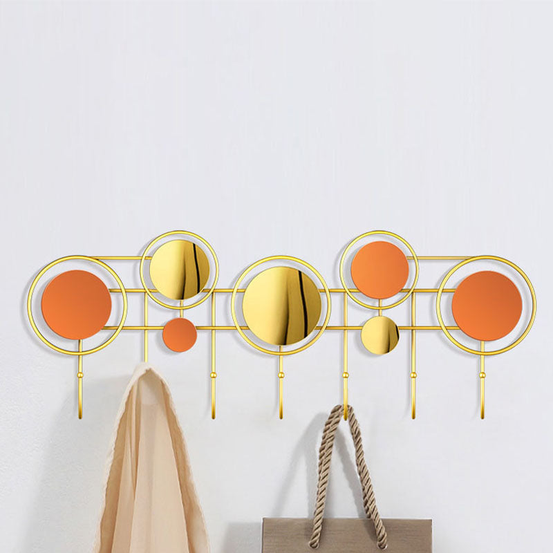 Contemporary Stainless Steel Coat Hanger Wall Mounted Orange Coat Rack https: res.litfad.com site img item 2023 03 17 7736789 1200x1200.jpg 1 Piece Clearhalo 'Entry & Mudroom Furniture' 'furn' 'furn_hall_tree_coat_racks' 'Furniture' 'Hall Trees & Coat Racks' 'hall_tree_coat_racks' 7736789