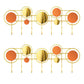 Contemporary Stainless Steel Coat Hanger Wall Mounted Orange Coat Rack https: res.litfad.com site img item 2023 03 17 7736789 1200x1200.jpg 2 Piece Set Clearhalo 'Entry & Mudroom Furniture' 'furn' 'furn_hall_tree_coat_racks' 'Furniture' 'Hall Trees & Coat Racks' 'hall_tree_coat_racks' 7736790