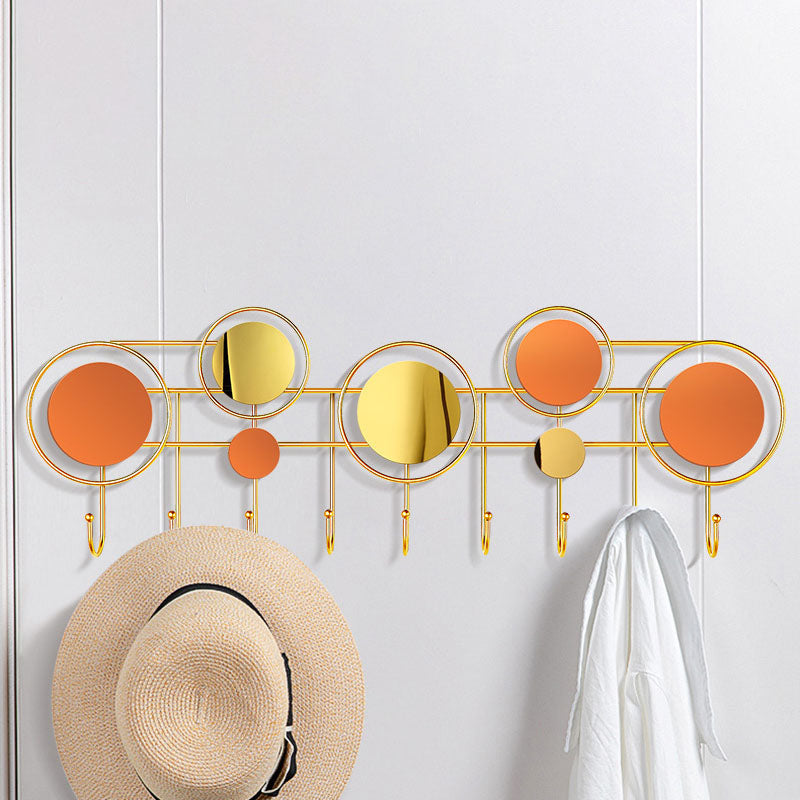 Contemporary Stainless Steel Coat Hanger Wall Mounted Orange Coat Rack https: res.litfad.com site img item 2023 03 20 7736794 1200x1200.jpg 1 Piece Clearhalo 'Entry & Mudroom Furniture' 'furn' 'furn_hall_tree_coat_racks' 'Furniture' 'Hall Trees & Coat Racks' 'hall_tree_coat_racks' 7736794