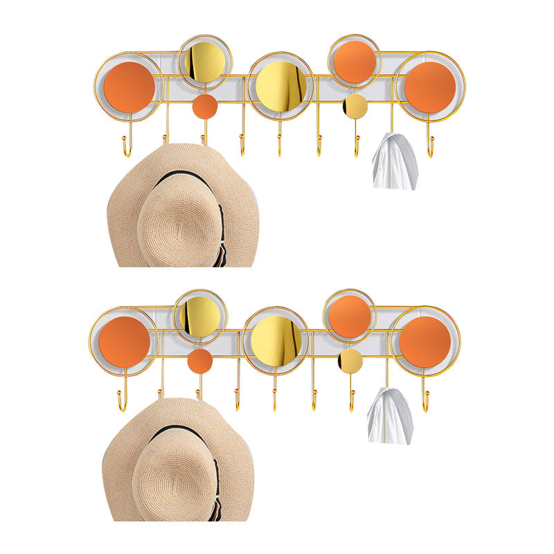 Contemporary Stainless Steel Coat Hanger Wall Mounted Orange Coat Rack https: res.litfad.com site img item 2023 03 20 7736794 1200x1200.jpg 2 Piece Set Clearhalo 'Entry & Mudroom Furniture' 'furn' 'furn_hall_tree_coat_racks' 'Furniture' 'Hall Trees & Coat Racks' 'hall_tree_coat_racks' 7736796