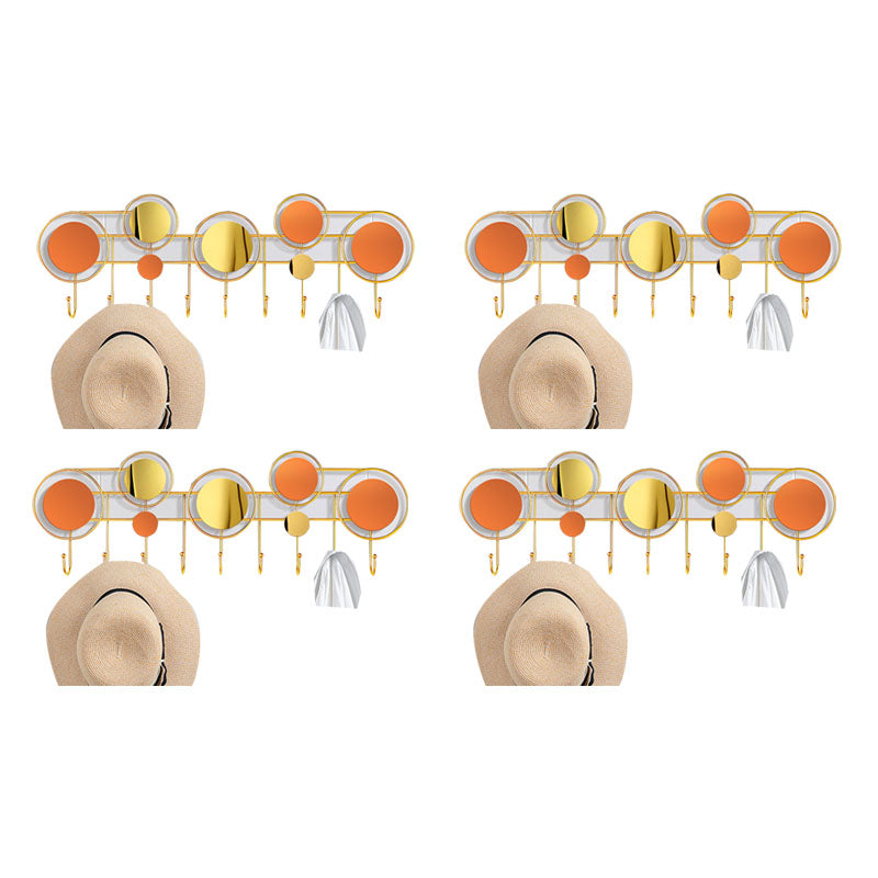 Contemporary Stainless Steel Coat Hanger Wall Mounted Orange Coat Rack https: res.litfad.com site img item 2023 03 20 7736794 1200x1200.jpg 4 Piece Set Clearhalo 'Entry & Mudroom Furniture' 'furn' 'furn_hall_tree_coat_racks' 'Furniture' 'Hall Trees & Coat Racks' 'hall_tree_coat_racks' 7736798