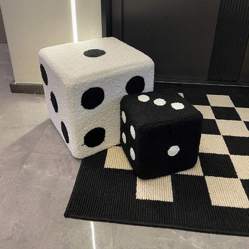 Moderner pouf osmanischer Samtpolstere, fade widerstandsfähige, farbige Würfel -Ottomane