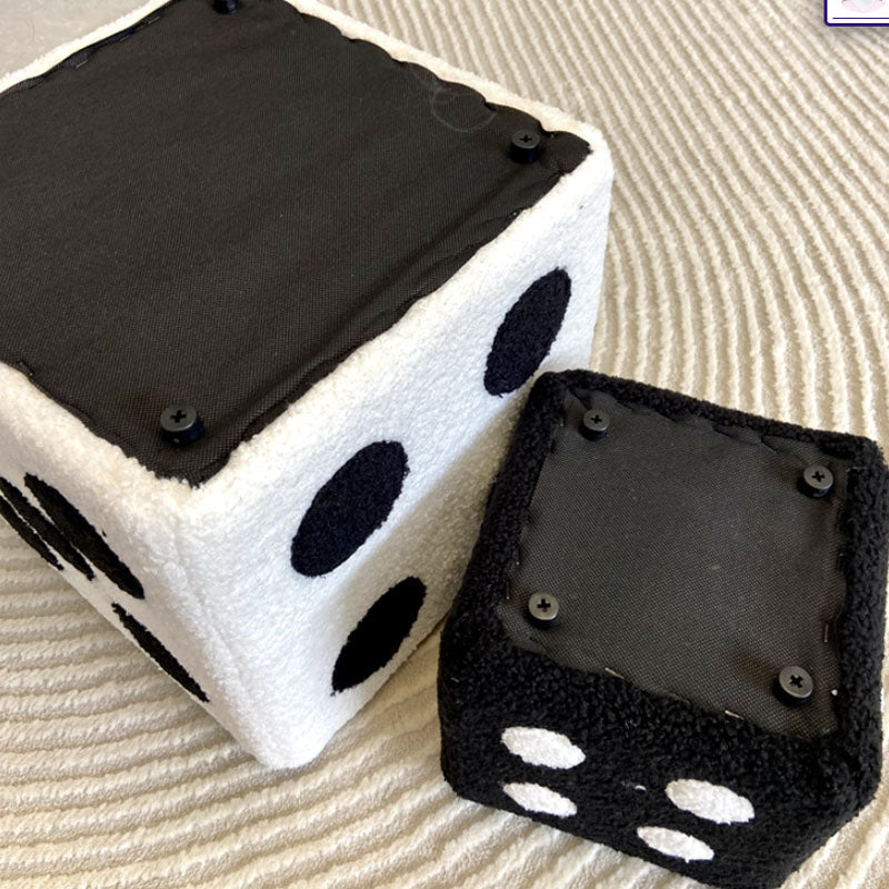 Moderner pouf osmanischer Samtpolstere, fade widerstandsfähige, farbige Würfel -Ottomane