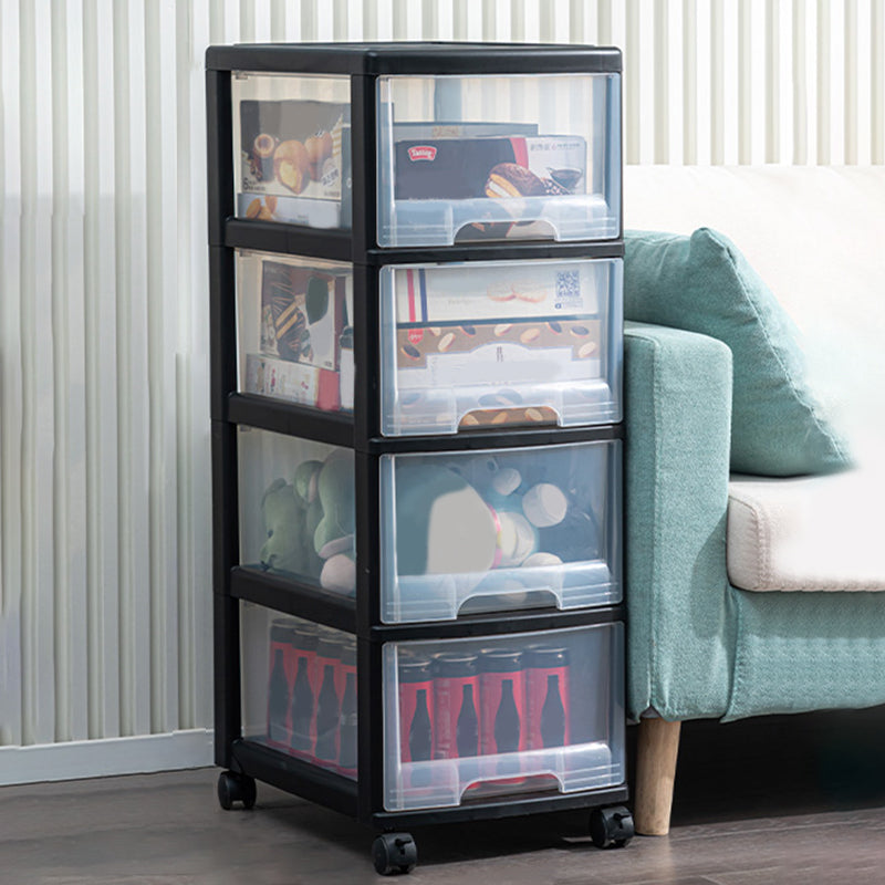 Modern Plastic Filing Cabinet Drawers Storage File Cabinet for Office