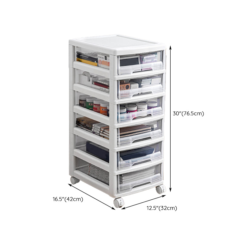 Modern Plastic Filing Cabinet Drawers Storage File Cabinet for Office