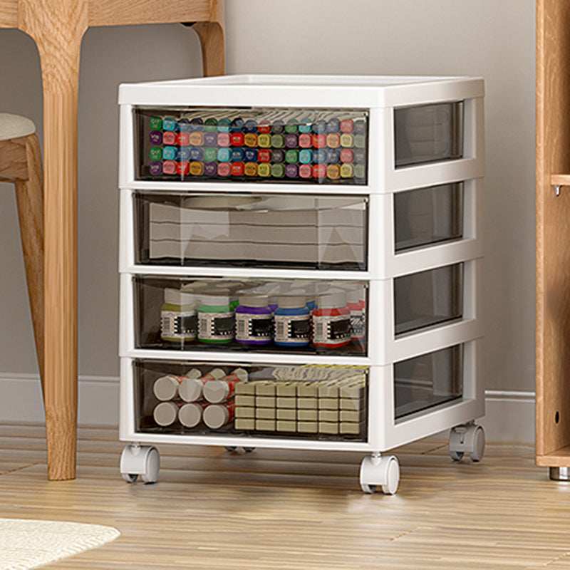 Transparent Filing Cabinet Modern Plastic Drawers File Cabinet