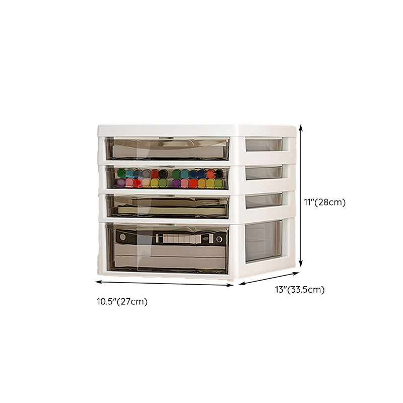 Transparent Filing Cabinet Modern Plastic Drawers File Cabinet